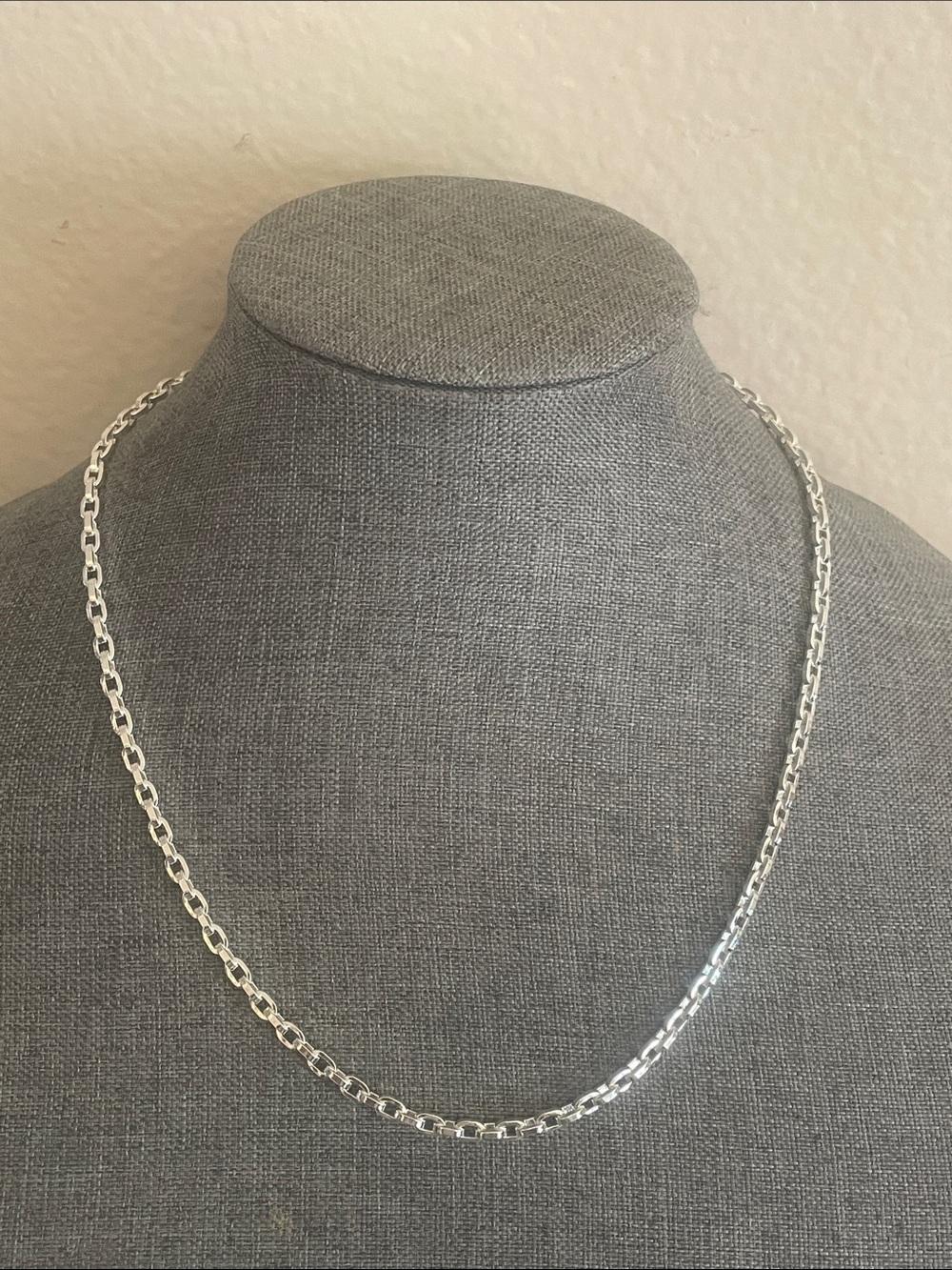 NEW Italian Sterling Silver Men’s 22” Necklace